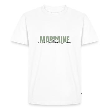 Dear Godmother - Godmother Gift - Men's Premium Organic T-Shirt - white - Front - Nico (187cm)