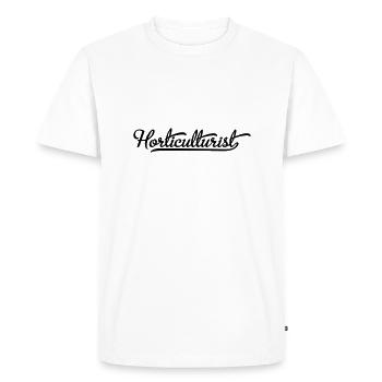 Horticulture - T-shirt Premium bio Homme - blanc - Devant - Nico (187cm)