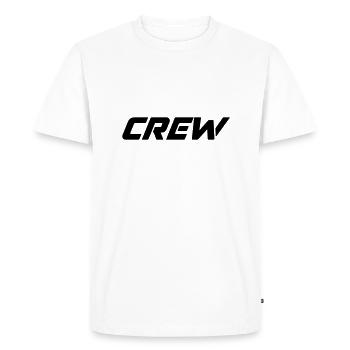 équipage - T-shirt Premium bio Homme - blanc - Devant - Nico (187cm)