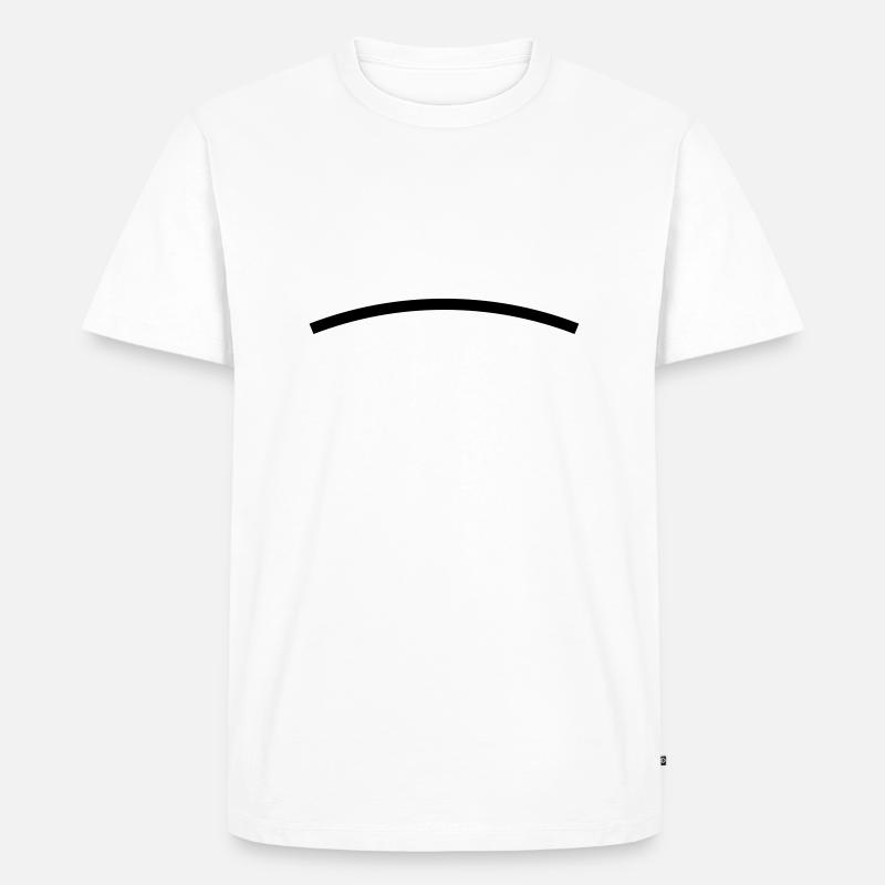 bow - T-shirt Premium bio Homme - blanc