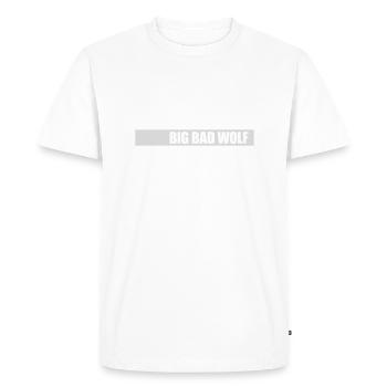 big bad wolf quote - Men's Premium Organic T-Shirt - white - Front - Nico (187cm)