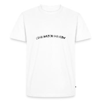 Acrobate de mots - T-shirt Premium bio Homme - blanc - Devant - Nico (187cm)