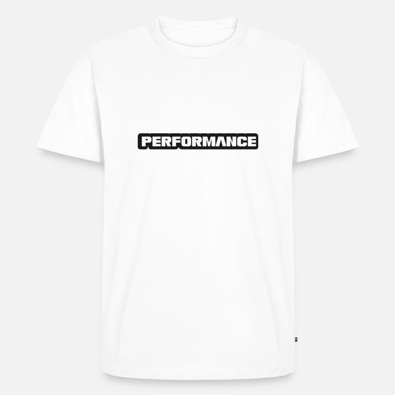 performance - optimierung - Männer Premium Bio T-Shirt - Weiß