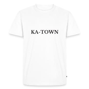 Karlsruhe KA-Town - Men's Premium Organic T-Shirt - white - Front - Nico (187cm)