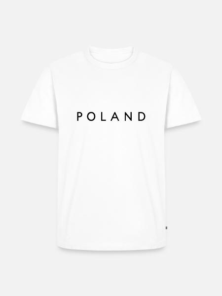 Poland - Männer Premium Bio T-Shirt - Weiß