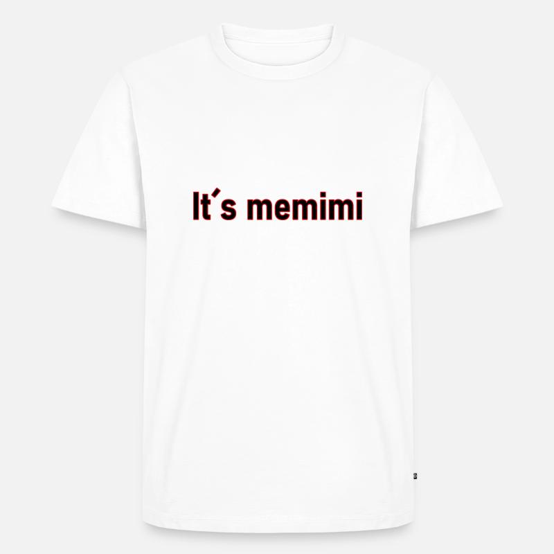 It's memimi. - Männer Premium Bio T-Shirt - Weiß