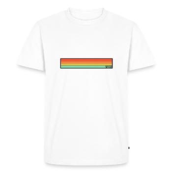Bandes RIDM - T-shirt Premium bio Homme - blanc - Devant - Nico (187cm)