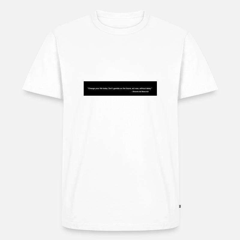 e9d79d92 9d0c 43dc 94a2 091c2525e2f3 - Männer Premium Bio T-Shirt - Weiß