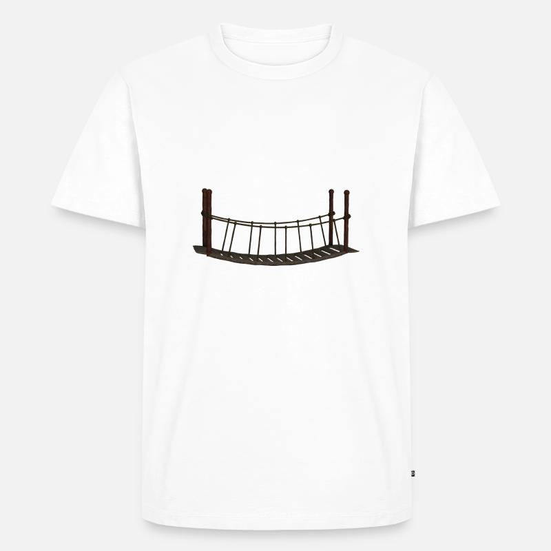 pont pont bauen7 architecture architecture - T-shirt Premium bio Homme - blanc