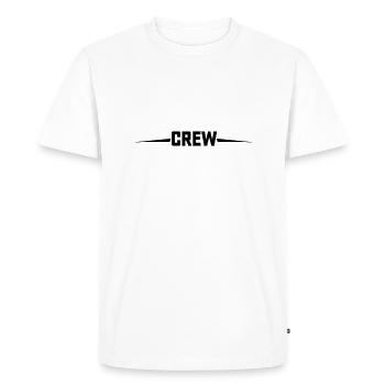 Crew Team - Men's Premium Organic T-Shirt - white - Front - Nico (187cm)