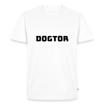 vétérinaire vétérinaire - T-shirt Premium bio Homme - blanc - Devant - Nico (187cm)