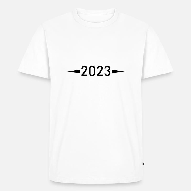 2023 - Männer Premium Bio T-Shirt - Weiß