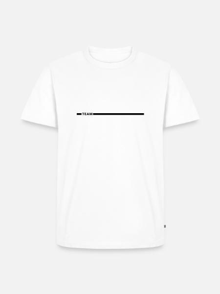 team_f1 - T-shirt Premium bio Homme - blanc