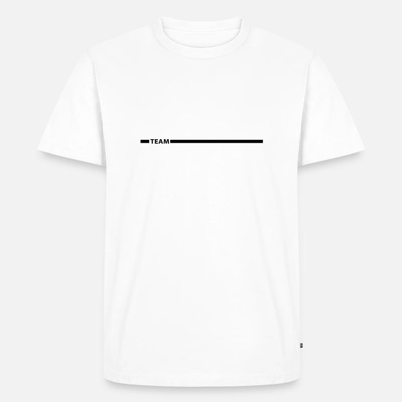 team_f1 - Männer Premium Bio T-Shirt - Weiß
