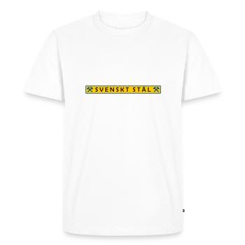 Acier suédois - T-shirt Premium bio Homme - blanc - Devant - Nico (187cm)