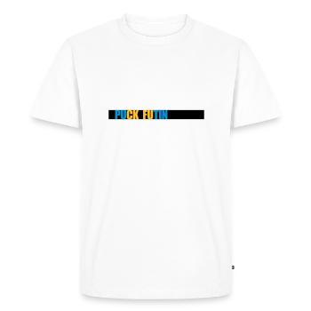 Conception du logo Puck Futin - T-shirt Premium bio Homme - blanc - Devant - Nico (187cm)