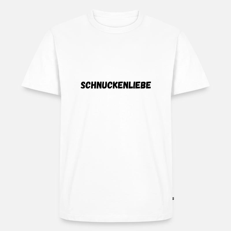 Schnuckenliebe - Männer Premium Bio T-Shirt - Weiß