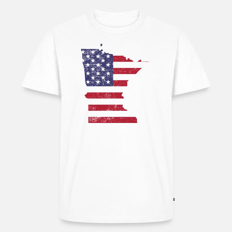 Minnesota - Männer Premium Bio T-Shirt - undefined