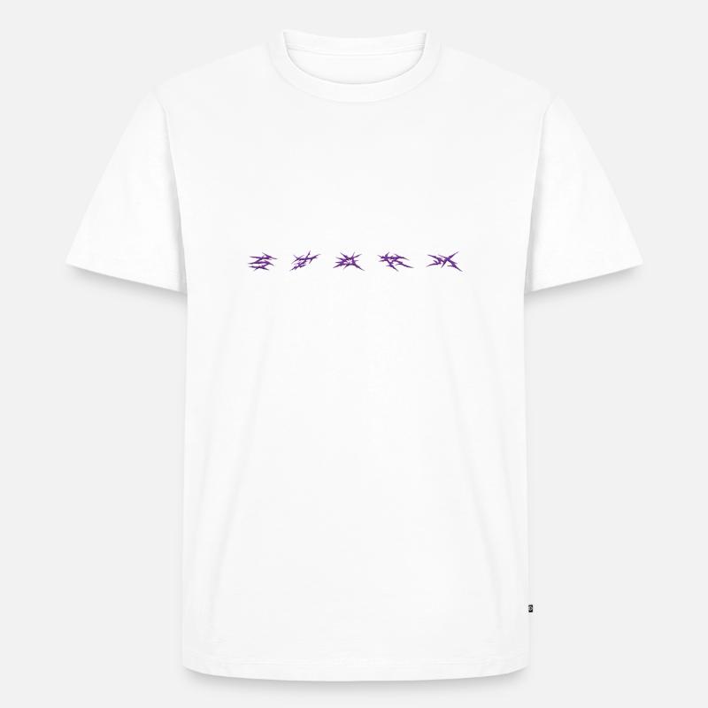 STORM BASIC T-SHIRT - Männer Premium Bio T-Shirt - Weiß