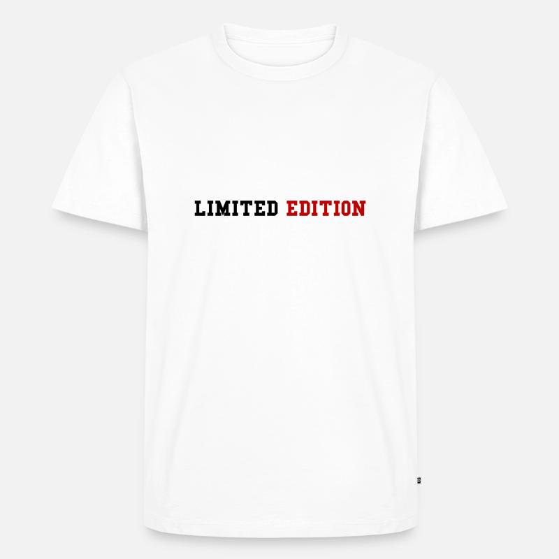 Limited Edition - Männer Premium Bio T-Shirt - Weiß