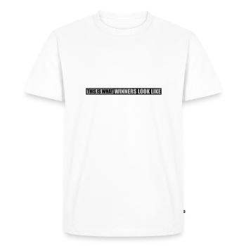 À quoi ressemblent les gagnants - T-shirt Premium bio Homme - blanc - Devant - Nico (187cm)