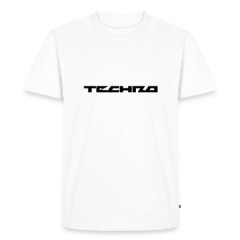 Techno Festival - T-shirt Premium bio Homme - blanc - Devant - Nico (187cm)