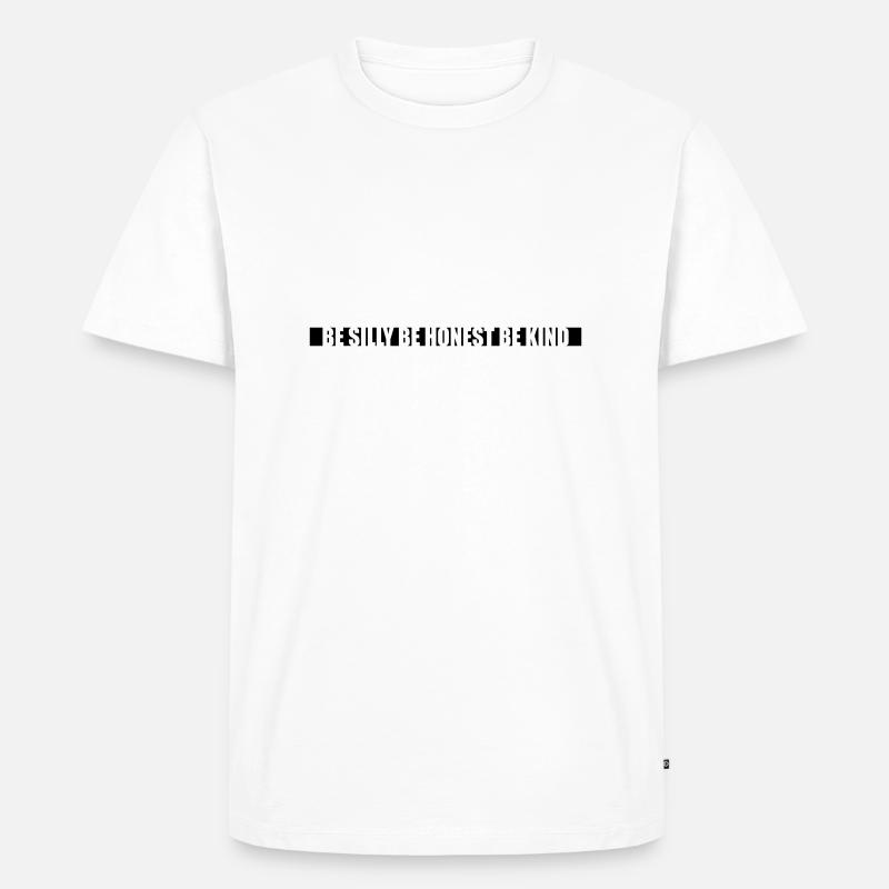 Enfant honnête et stupide - T-shirt Premium bio Homme - blanc