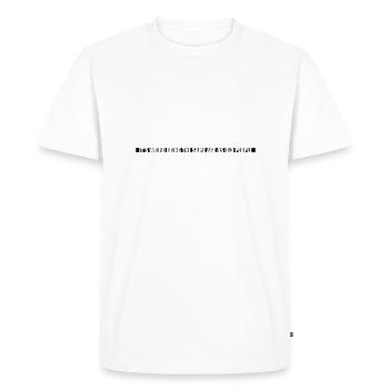 being old people age - Men's Premium Organic T-Shirt - white - Front - Nico (187cm)