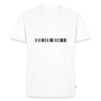 Italia - T-shirt Premium bio Homme - blanc - Devant - Nico (187cm)