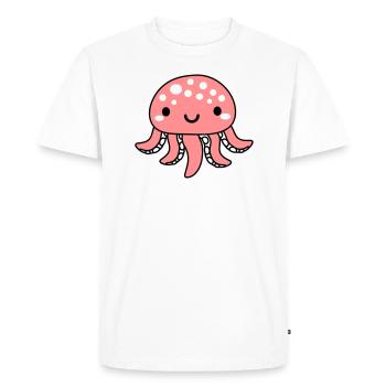 sweet squid - Men's Premium Organic T-Shirt - white - Front - Nico (187cm)
