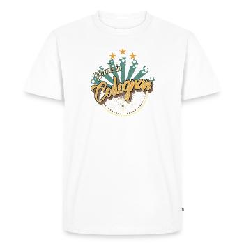 Made in Codognan - T-shirt Premium bio Homme - blanc - Devant - Nico (187cm)