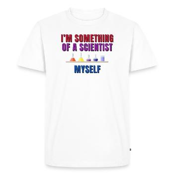 I’m something of a scientist myself - Men's Premium Organic T-Shirt - white - Front - Nico (187cm)