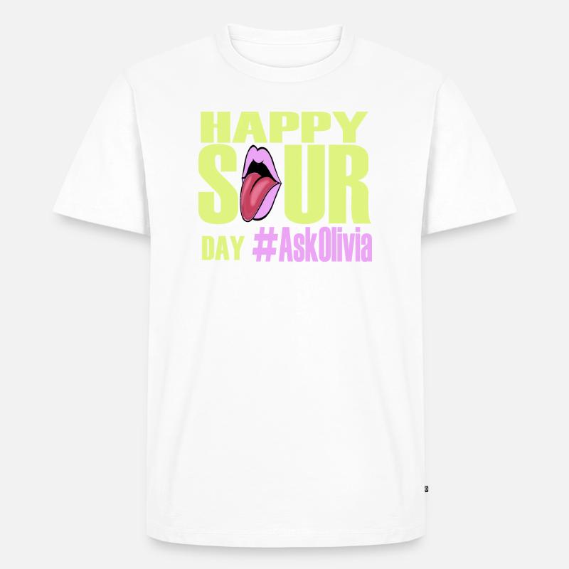 SOUR - Männer Premium Bio T-Shirt - Weiß