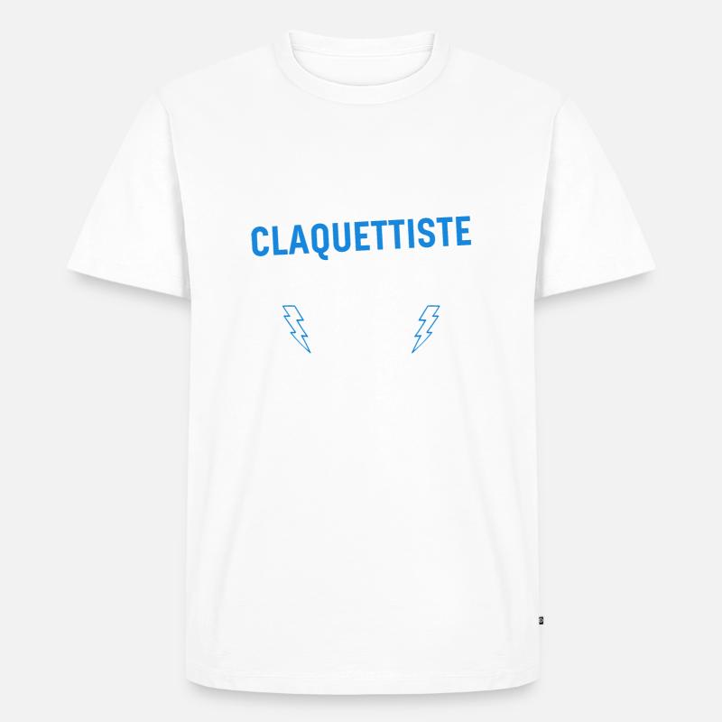 Fantastischer Tap-Player - Männer Premium Bio T-Shirt - Weiß