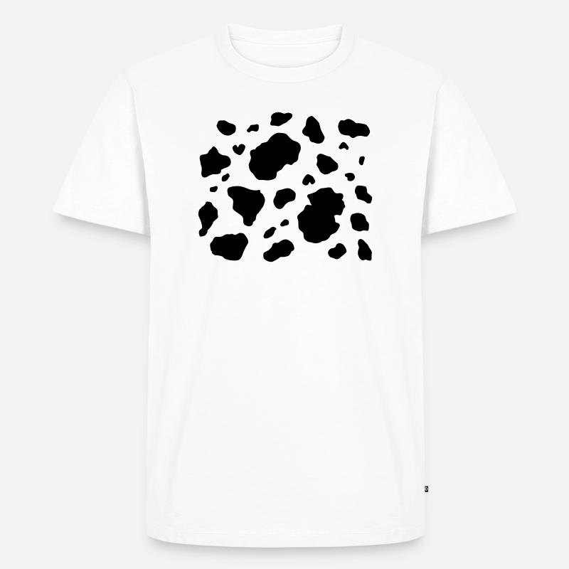 Kuh-Haut 2 - Männer Premium Bio T-Shirt - Weiß