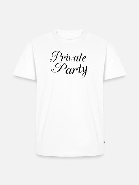 Soirée privée - T-shirt Premium bio Homme - blanc
