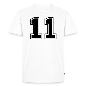 elf - T-shirt Premium bio Homme - blanc - Devant - Nico (187cm)