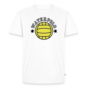 waterpolo - Men's Premium Organic T-Shirt - white - Front - Nico (187cm)