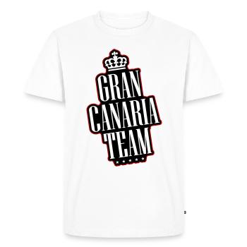 L’équipe de Gran Canaria - T-shirt Premium bio Homme - blanc - Devant - Nico (187cm)