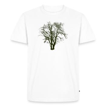 Tree - Men's Premium Organic T-Shirt - white - Front - Nico (187cm)