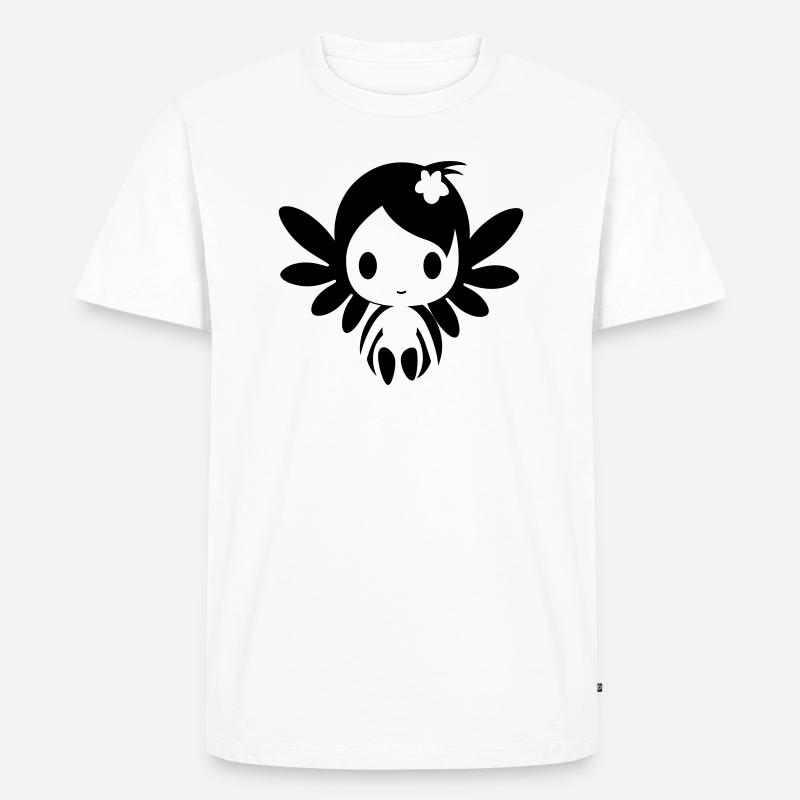Fee - Männer Premium Bio T-Shirt - Weiß
