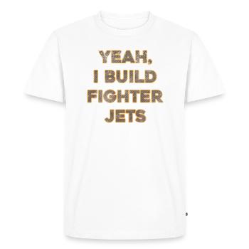 Maquette Aircraft Builder Avions Vintage - T-shirt Premium bio Homme - blanc - Devant - Nico (187cm)