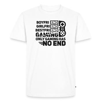 Gaming Gaming Gaming Gaming Gaming Gaming Gaming - Men's Premium Organic T-Shirt - white - Front - Nico (187cm)