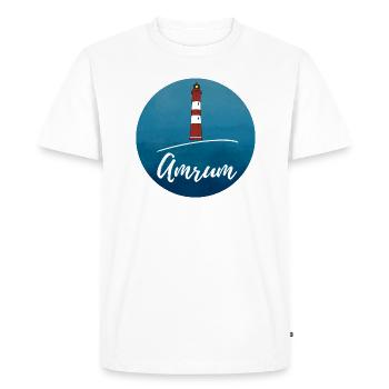 Phare Amrum Nordsee Island vacances - T-shirt Premium bio Homme - blanc - Devant - Nico (187cm)