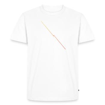 dictons codage idée cadeau pirater la boîte crypter - T-shirt Premium bio Homme - blanc - Devant - Nico (187cm)