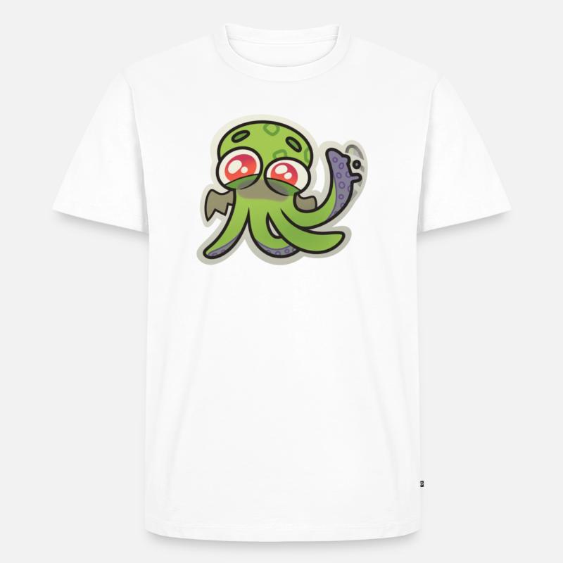 Bruno - Männer Premium Bio T-Shirt - Weiß