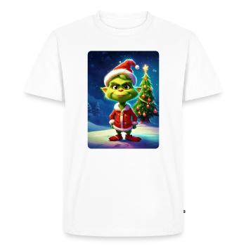 Christmas Christmas Grouch Blank Template 1.5 - Men's Premium Organic T-Shirt - white - Front - Nico (187cm)