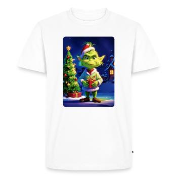 Christmas Christmas Grouch Blank Template 1.4 - Men's Premium Organic T-Shirt - white - Front - Nico (187cm)