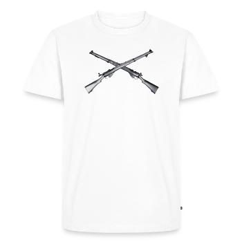 Fusil d’artillerie Lee-Enfield - .303 British Infantry - T-shirt Premium bio Homme - blanc - Devant - Nico (187cm)