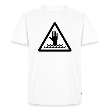 Lifeguard, Lifeguard, Lifeguard - Men's Premium Organic T-Shirt - white - Front - Nico (187cm)